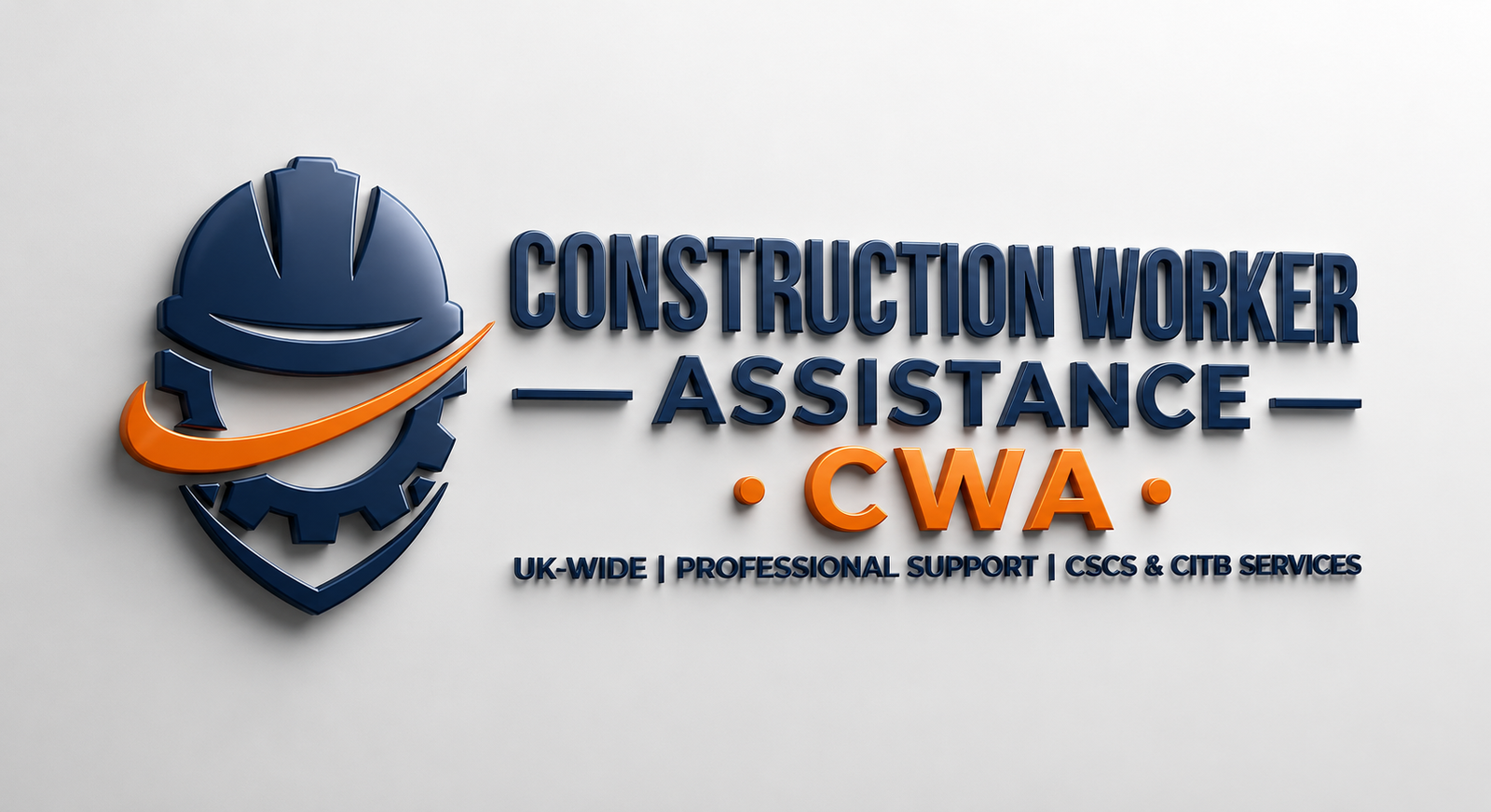 Construction Worker Assistance Logo